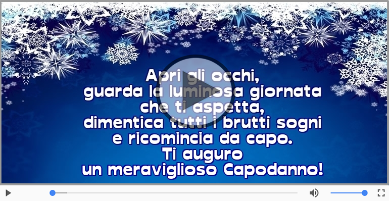 Ti auguro un meraviglioso Capodanno!