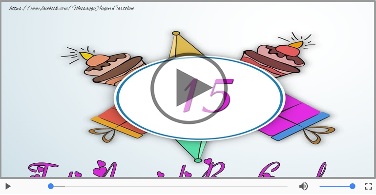 15 anni Buon Compleanno!