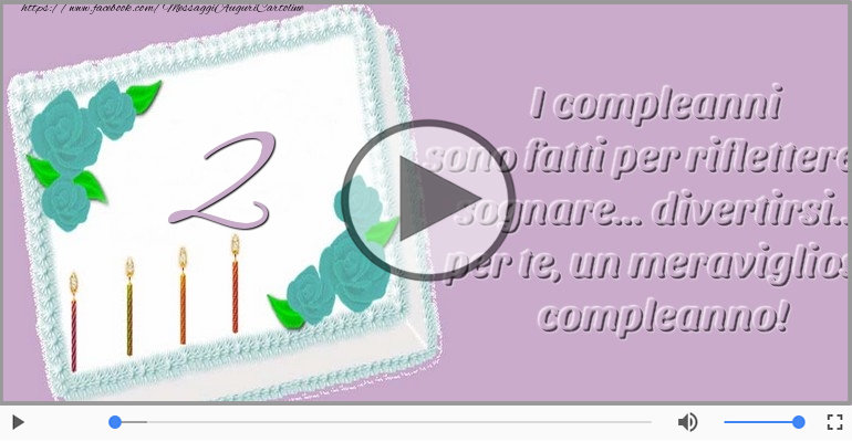 2 anni, Tanti Auguri!