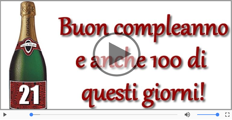 21 anni, Tanti Auguri!