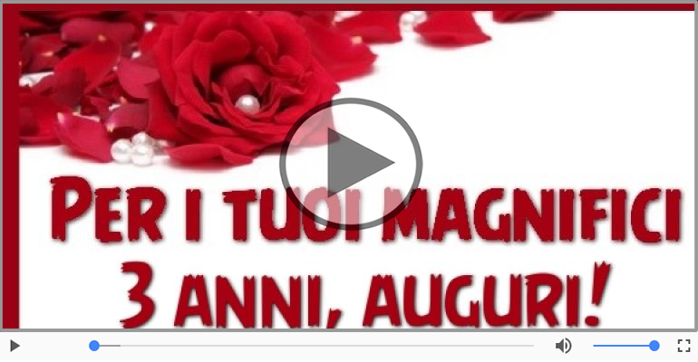 3 anni, Tanti Auguri!