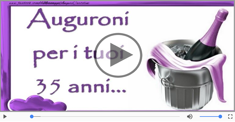 35 anni, Tanti Auguri!