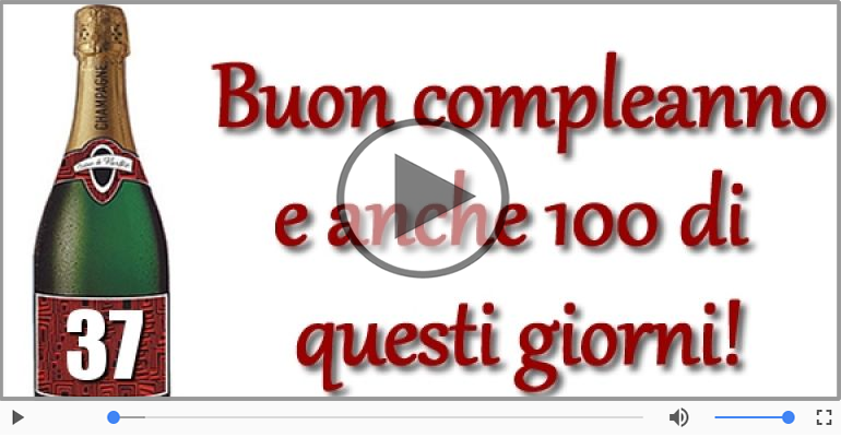 Cartoline musicali: Buon Compleanno 37 anni!