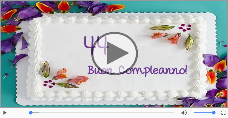 44 anni Buon Compleanno!