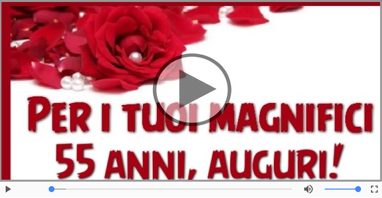 Cartoline animate e musicali: Buon Compleanno 55 anni!