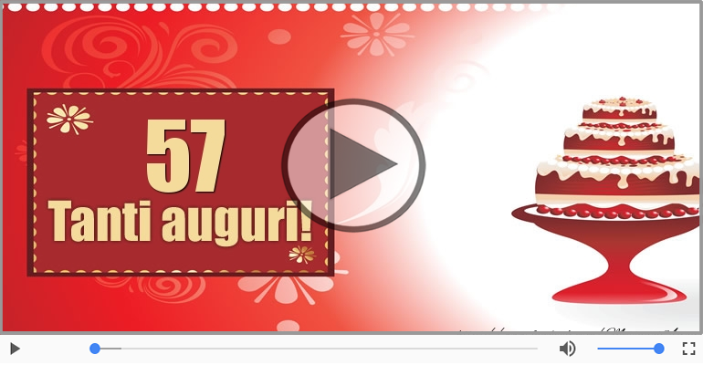 Happy Birthday 57 anni!