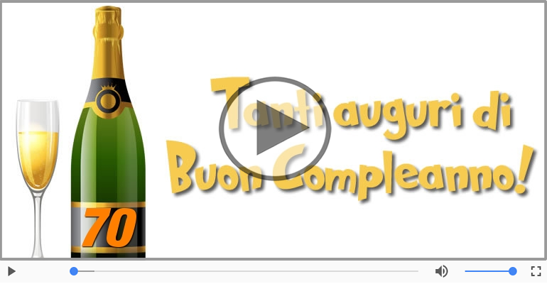 Happy Birthday 70 anni!