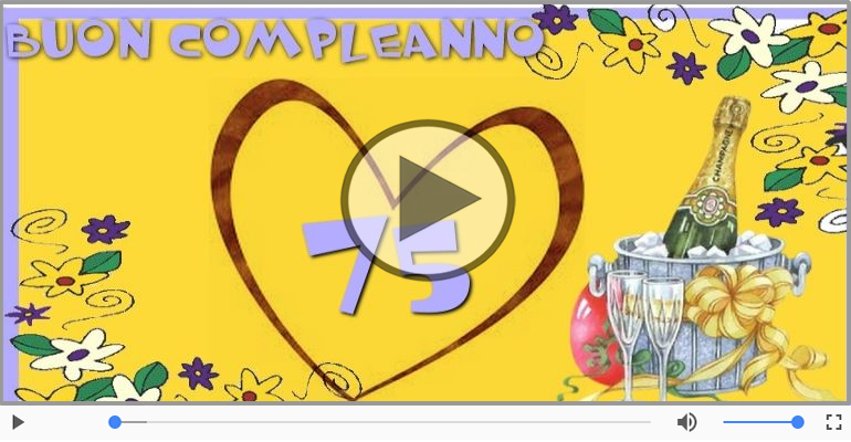 Happy Birthday 75 anni!