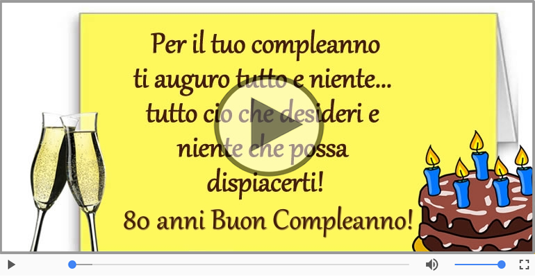 80 anni, Tanti Auguri!