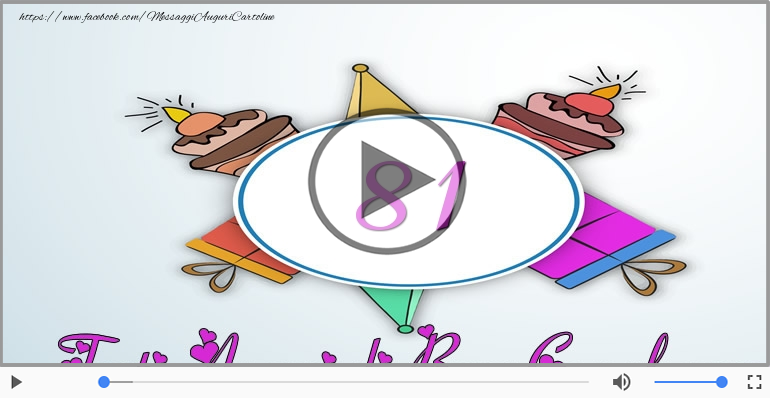 81 anni, Tanti Auguri!