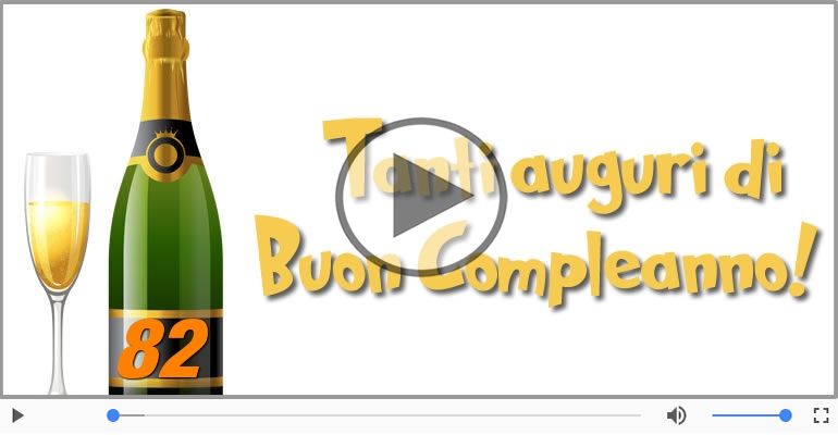 Cartoline musicali: Buon Compleanno 82 anni!