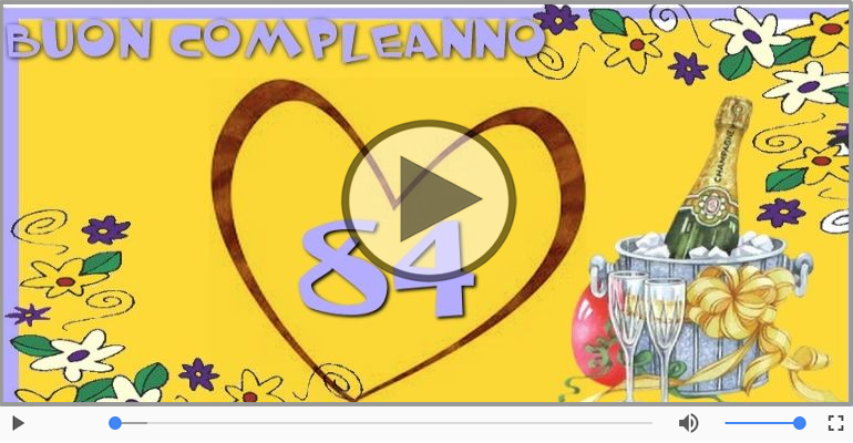 Happy Birthday 84 anni!