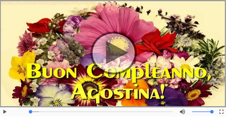 Buon Compleanno Agostina!