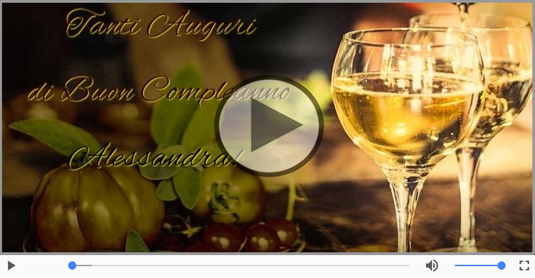 Tanti Auguri di Buon Compleanno Alessandra!