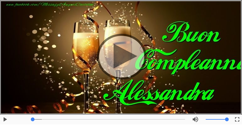 Buon Compleanno Alessandra!