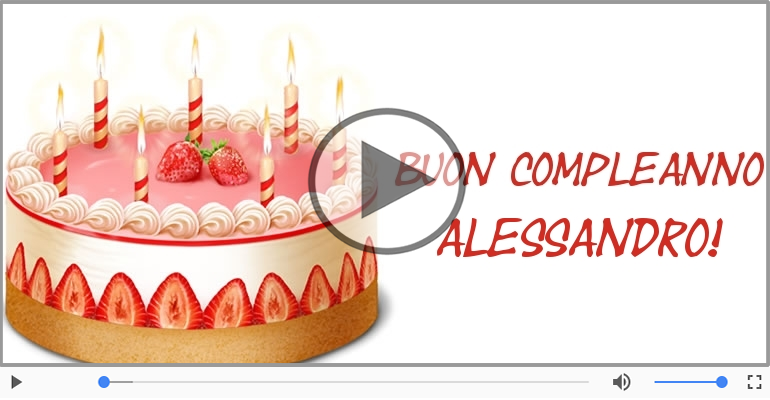 Buon Compleanno Alessandro!