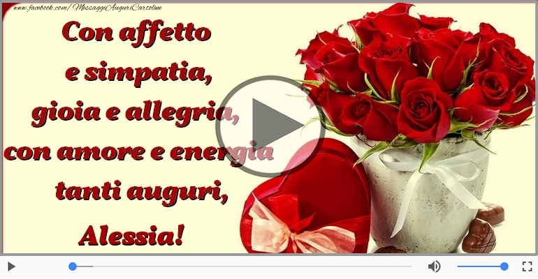 Tanti Auguri di Buon Compleanno Alessia!