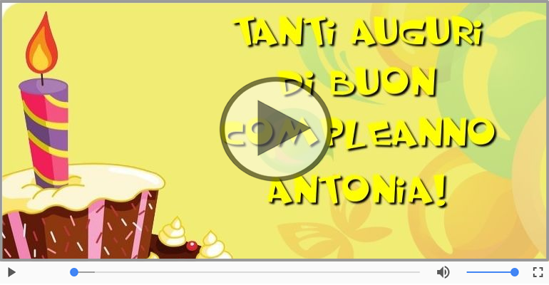 Buon Compleanno Antonia!