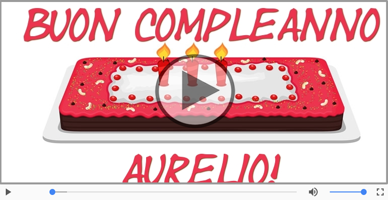 Tanti Auguri di Buon Compleanno Aurelio!