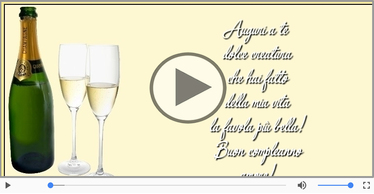 Buon compleanno amore!