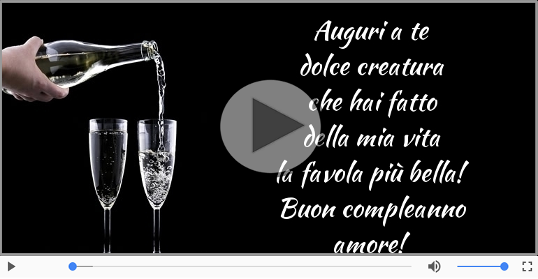 Buon compleanno amore!