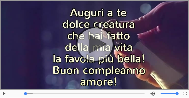 Buon compleanno amore!