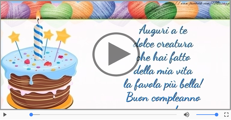 Buon compleanno amore!