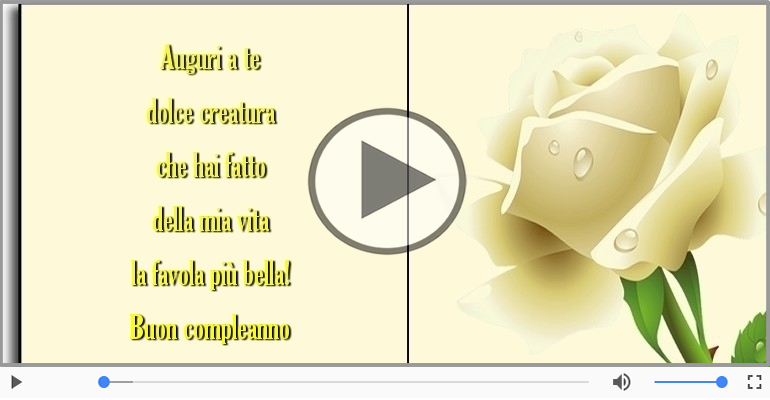 Buon compleanno amore!