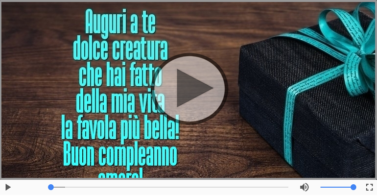 Buon compleanno amore!