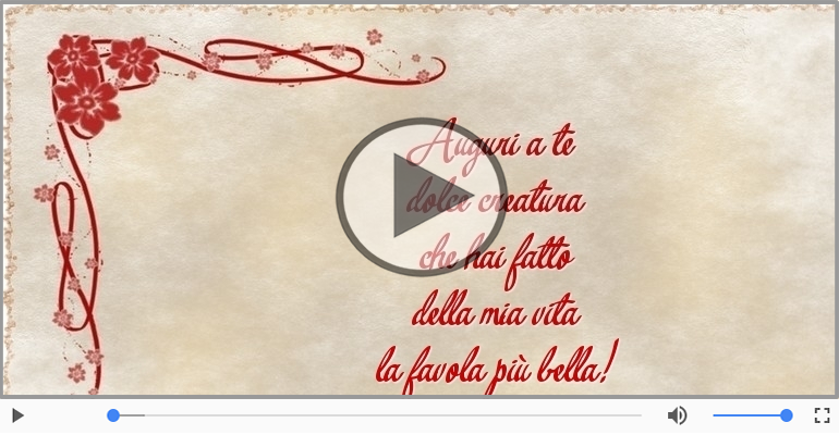 Buon compleanno amore!