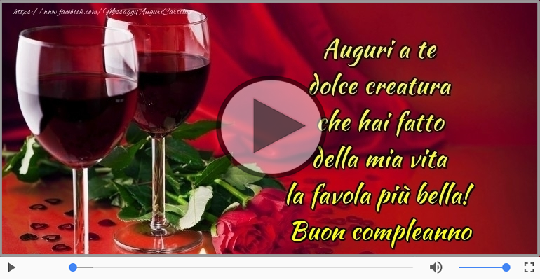 Buon compleanno amore!
