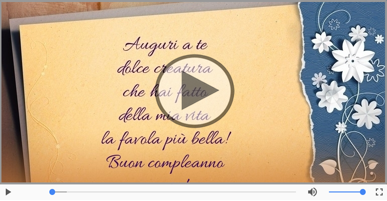 Buon compleanno amore!