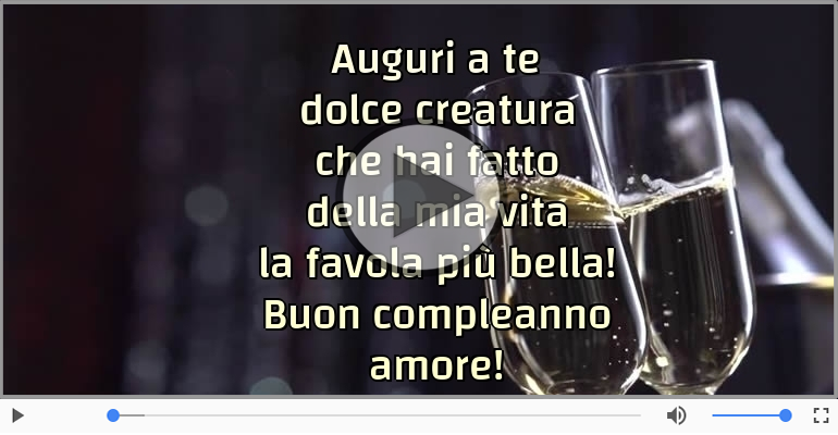 Buon compleanno amore!