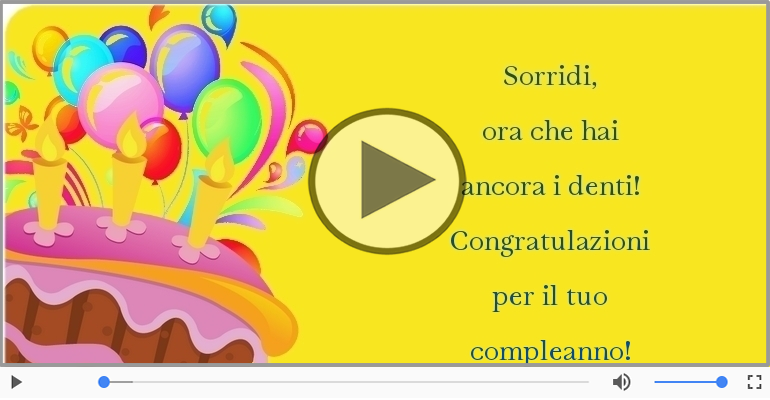 Buon compleanno!
