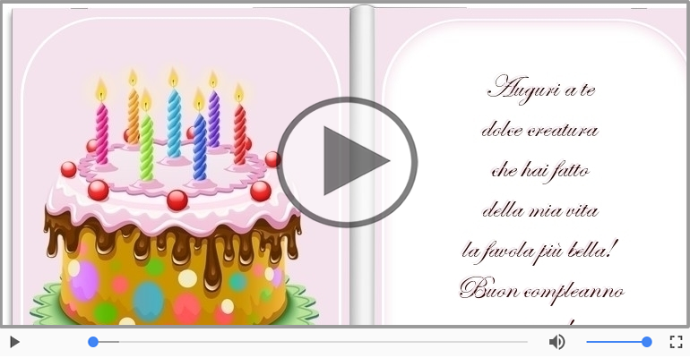 Buon compleanno amore!