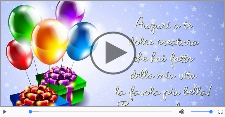 Buon compleanno amore!