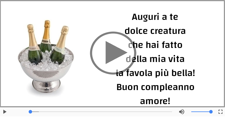 Buon compleanno amore!