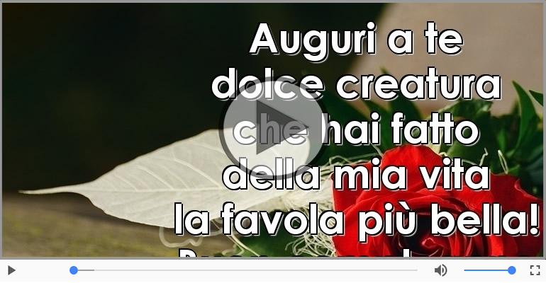 Buon compleanno amore!