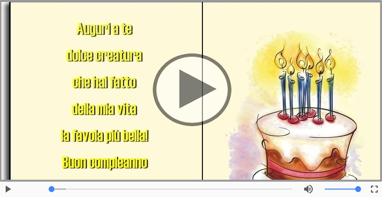 Buon compleanno amore!