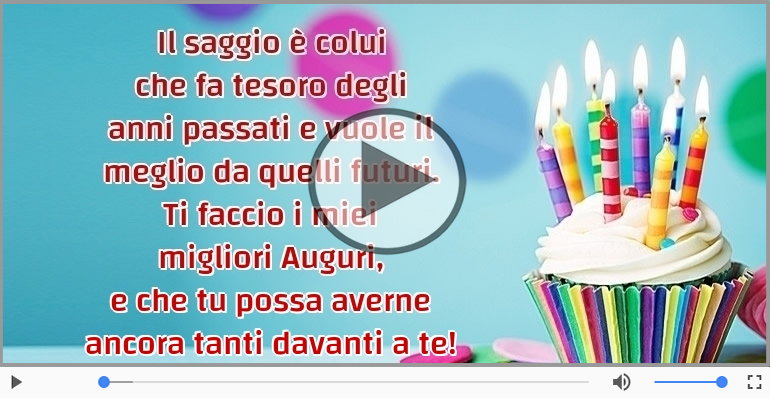Ti faccio i miei migliori Auguri