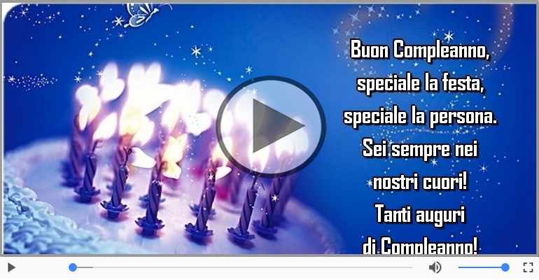 Buon compleanno!