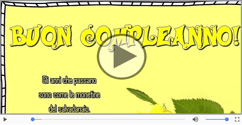 Buon compleanno!