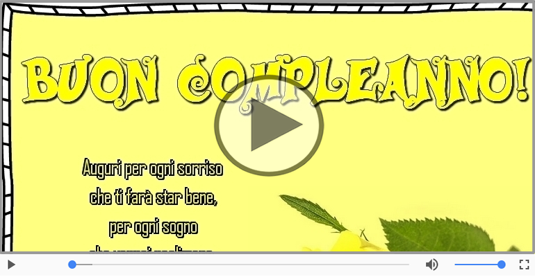 Buon Compleanno!