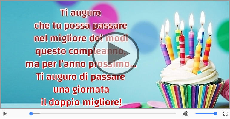 Buon compleanno!
