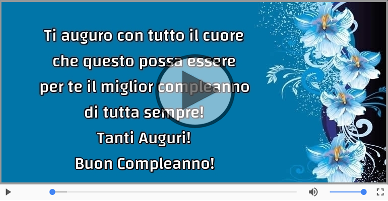 Tanti Auguri! Buon Compleanno!