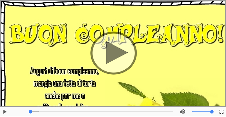 Buon Compleanno!