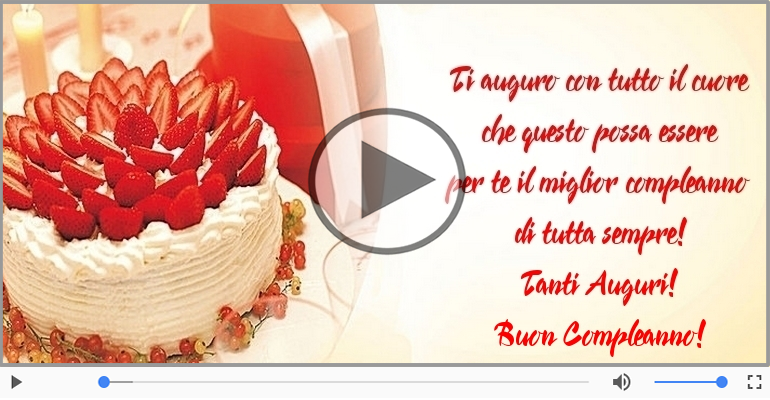 Tanti Auguri! Buon Compleanno!