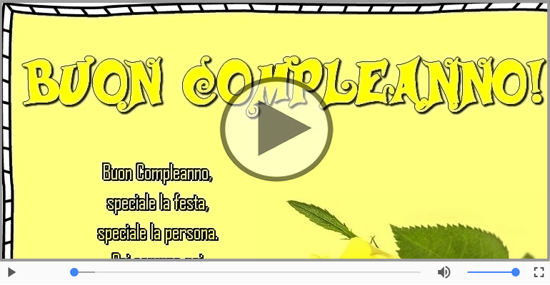 Buon compleanno!