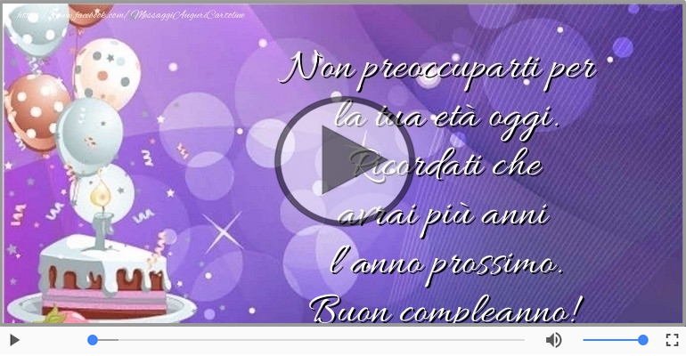 Buon compleanno!