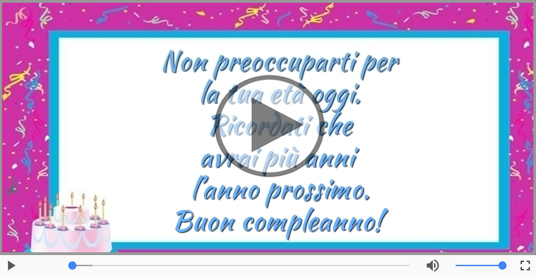 Buon compleanno!